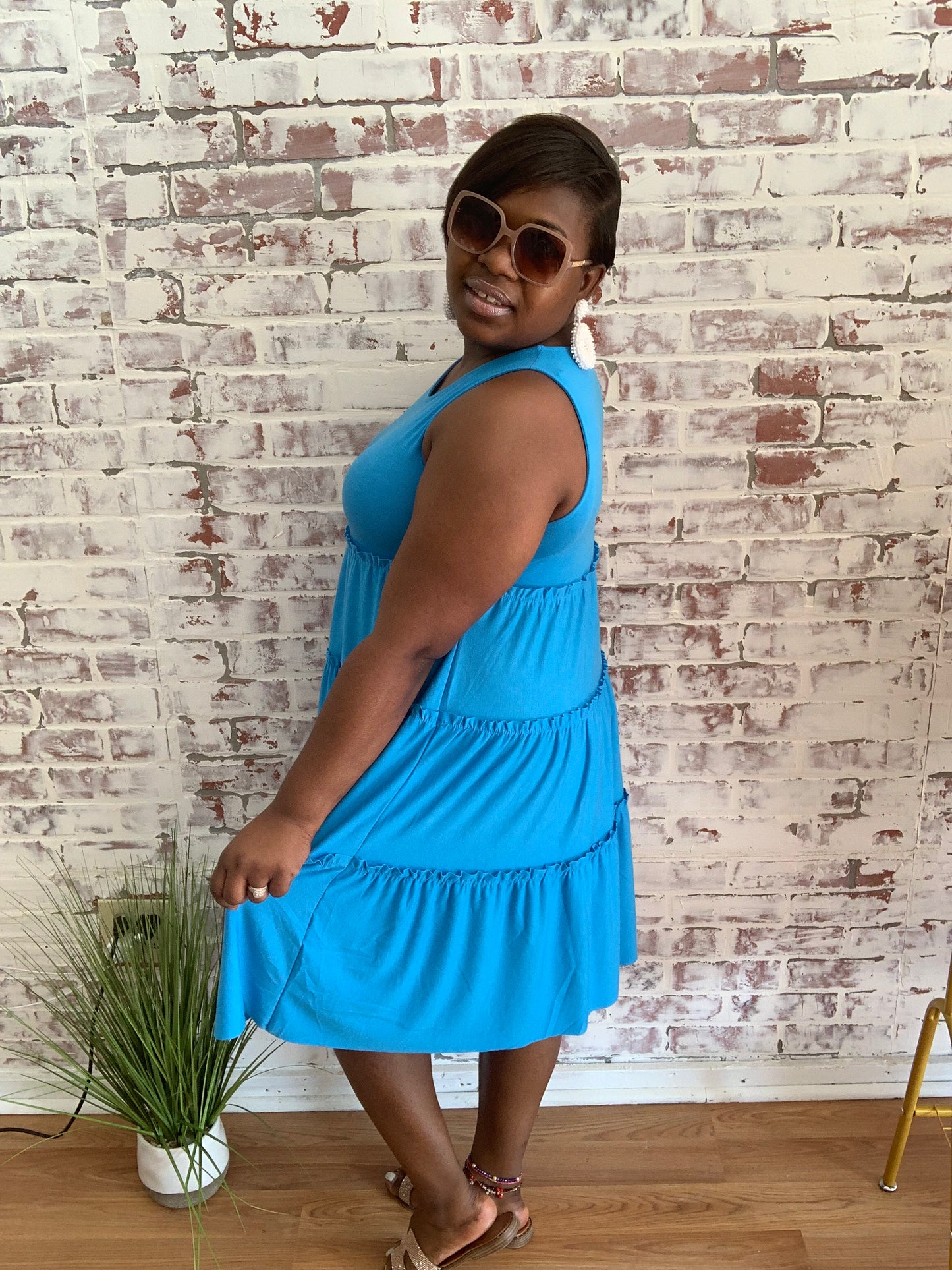 Women’s Sleeveless Tiered Summer Dresses