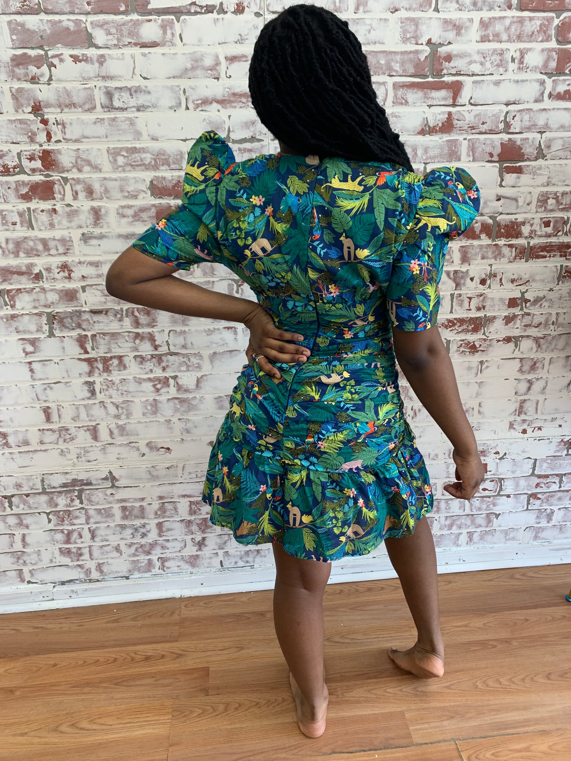women's tropical dress