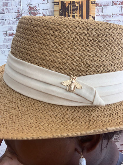 Women’s Panama Inspired Straw Fedora/Wide Brim Panama Fedora