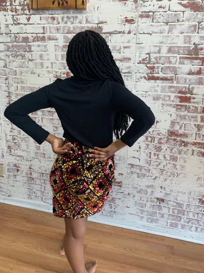 Women’s Sequin Skirt Multicolor -