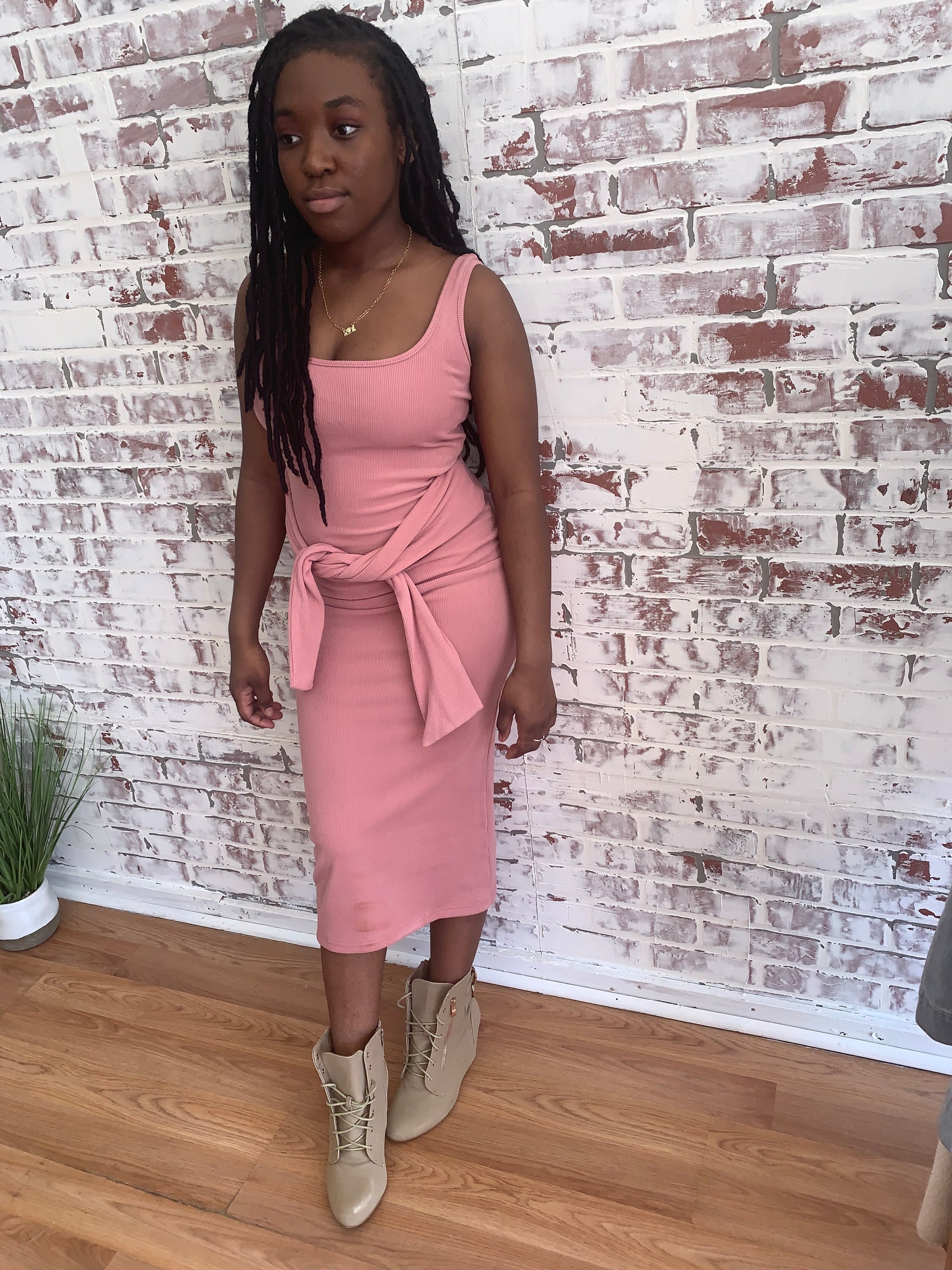 WOMEN'S BLUSH DRESS