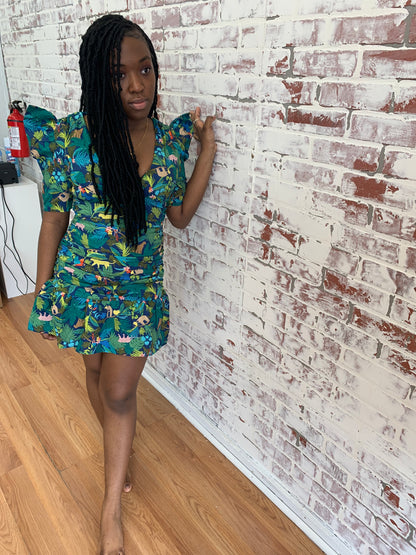 women's tropical dress