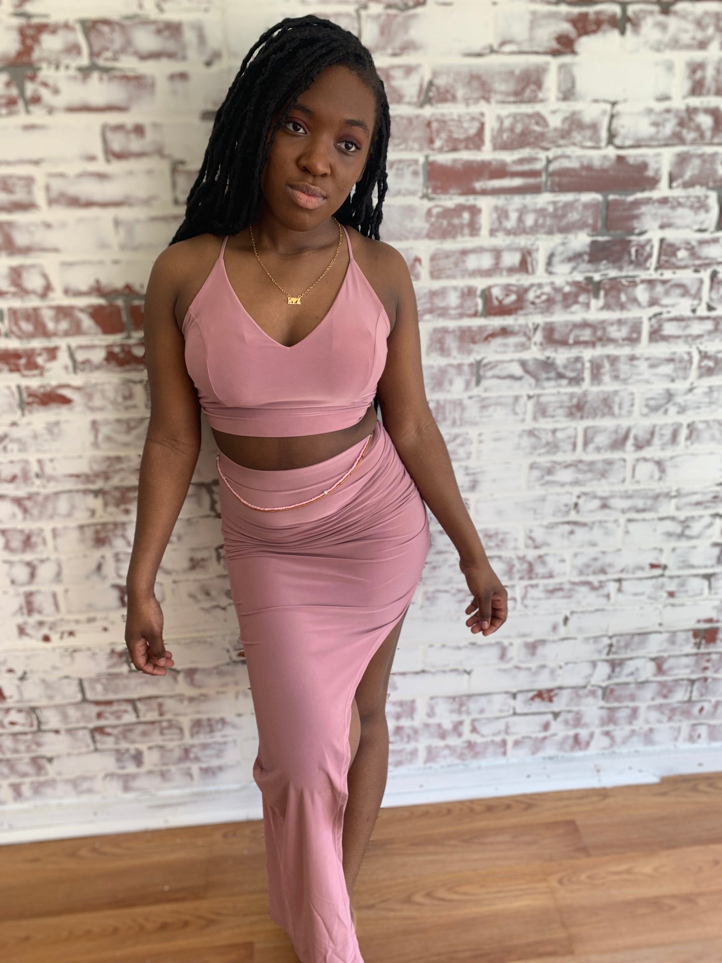 two piece skirt set