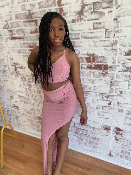 two piece skirt set
