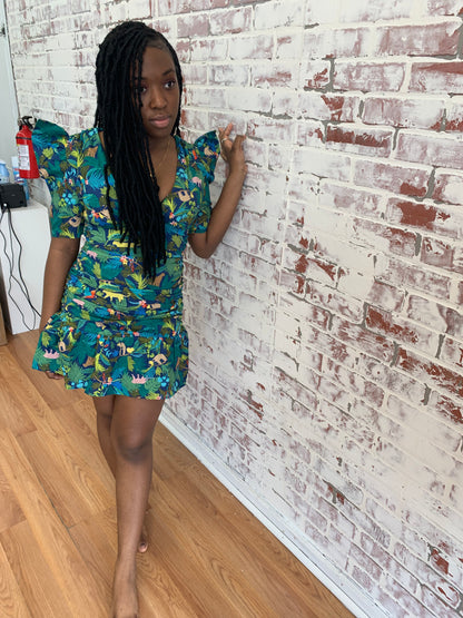 women's tropical dress