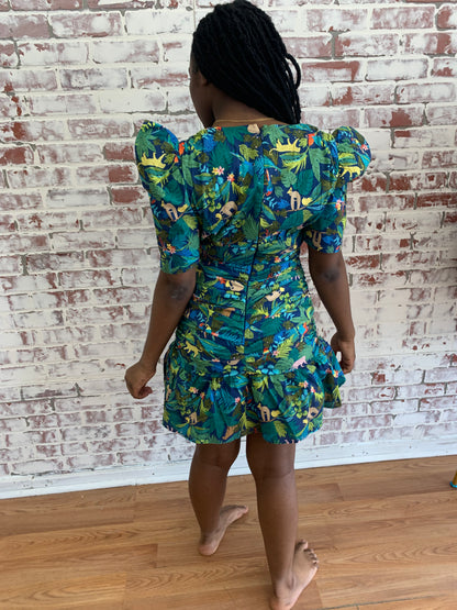 women's tropical dress
